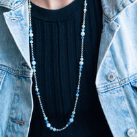 "Hinsby" Beaded Gemstone Necklace