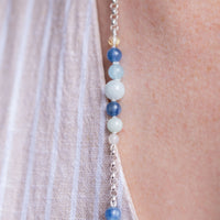 "Hinsby" Beaded Gemstone Necklace