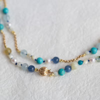 "Whitsunday" Beaded Gemstone Necklace