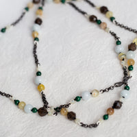 "Tarkine" Beaded Gemstone Necklace