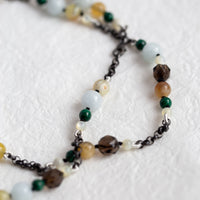 "Tarkine" Beaded Gemstone Necklace