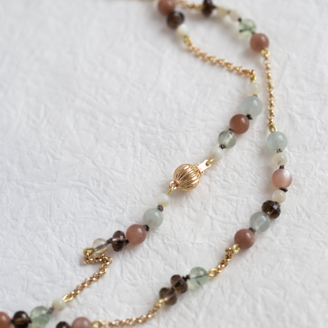 "Bohemia" Beaded Gemstone Necklace