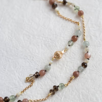 "Bohemia" Beaded Gemstone Necklace