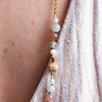 "Bohemia" Beaded Gemstone Necklace