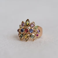 "Kaleidoscope" Ring 9K Yellow & Rose Gold