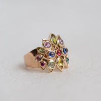 "Kaleidoscope" Ring 9K Yellow & Rose Gold