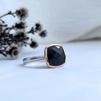 Tasmanian Black Spinel Ring