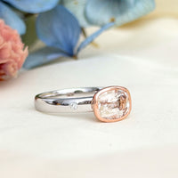 Limited Edition Rose and White Gold Killiecrankie Ring with Diamonds