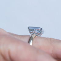 White and Yellow Gold Radiant Cut Cocktail Ring (Limited Edition)