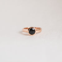 Tasmanian Black Spinel Stella Ring