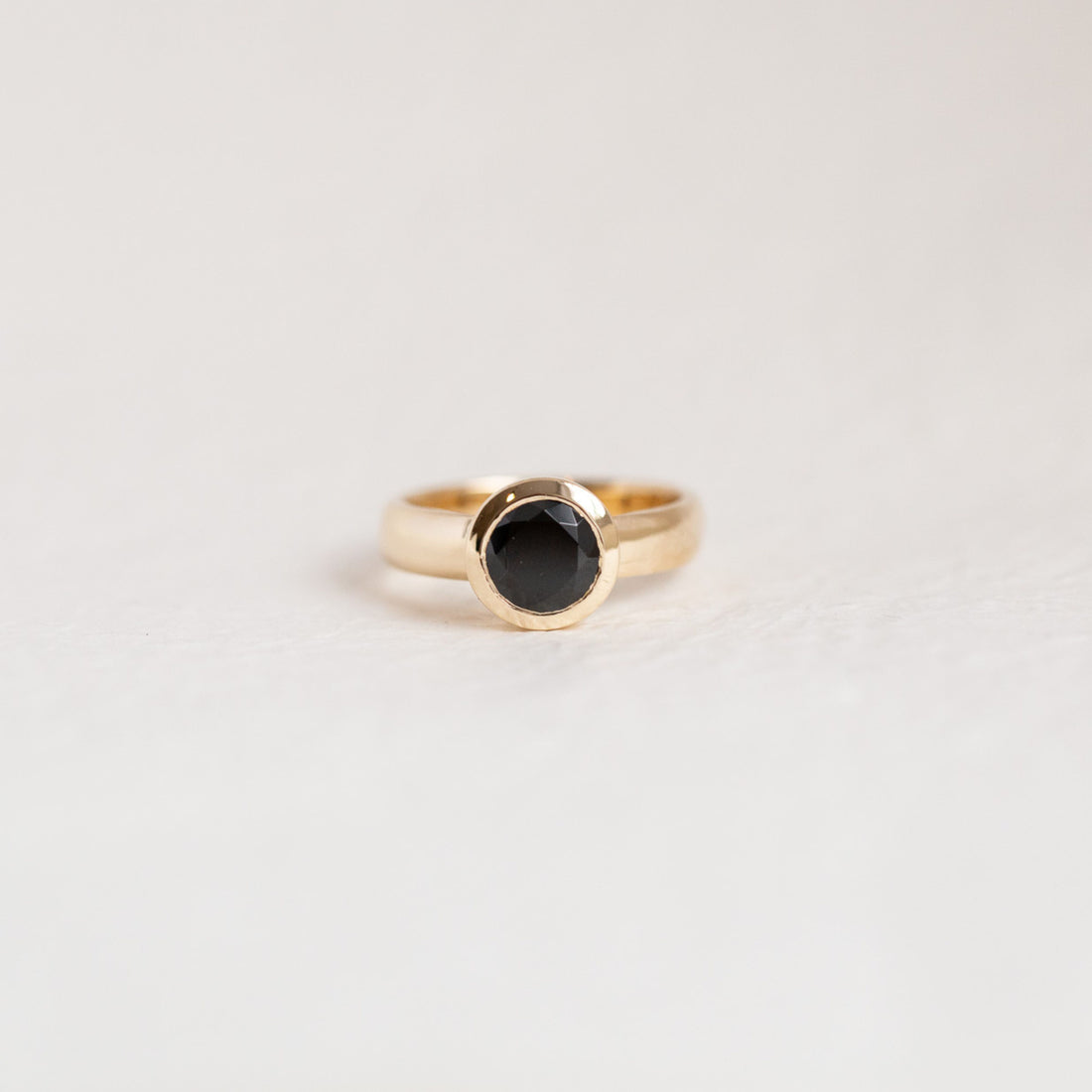 Tasmanian Black Spinel Stella Ring