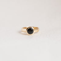 Tasmanian Black Spinel Stella Ring