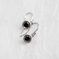 New Moon Drop Earrings