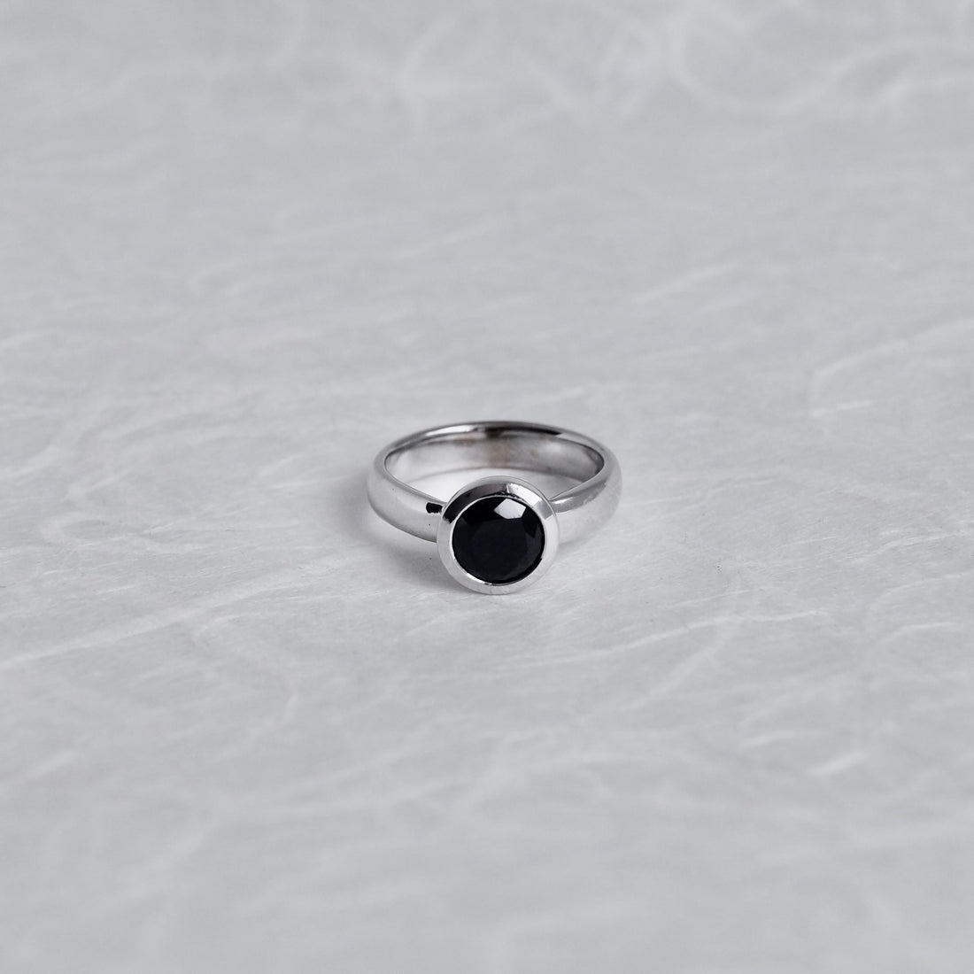 Tasmanian Black Spinel Stella Ring