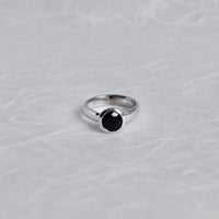 Tasmanian Black Spinel Stella Ring
