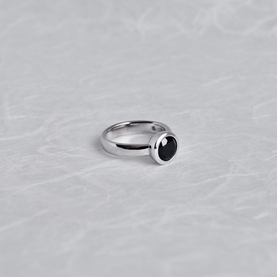 Tasmanian Black Spinel Stella Ring