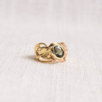 Nothofagus Limited Edition 18K Yellow & Rose Gold Green Tourmaline Ring