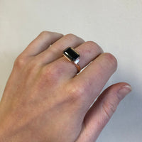 Black Spinel & Diamond Ring (Limited Edition)