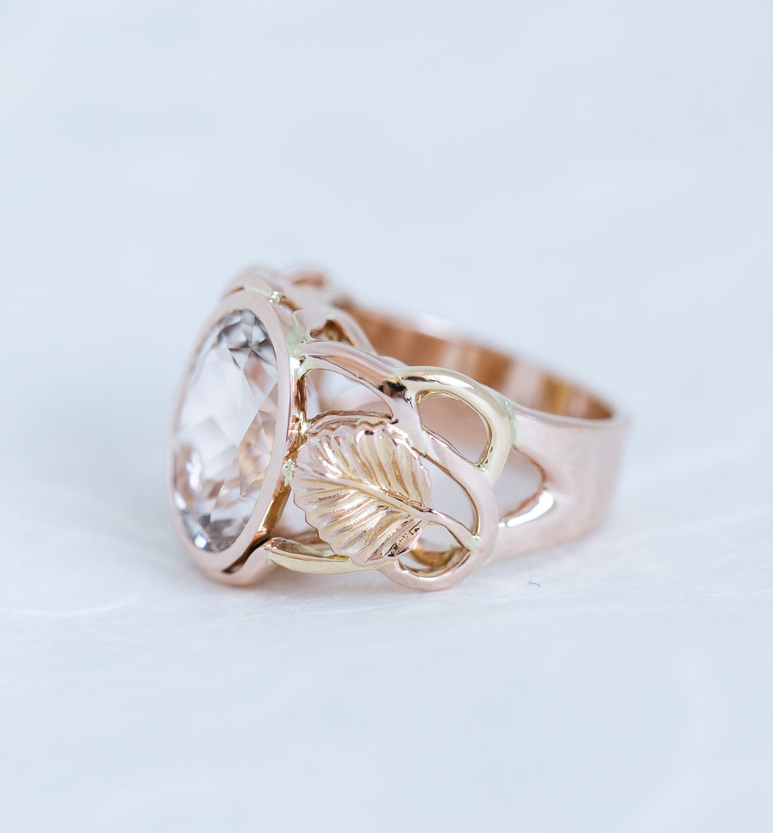 Rose and Yellow Gold Nothofagus & Killiecrankie Cocktail Ring (Limited Edition)