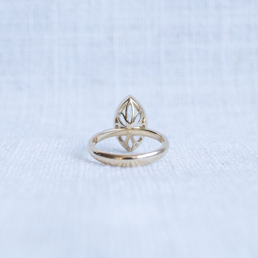 Limited Edition Yellow Gold Marquise Cut Killiecrankie Cocktail Ring