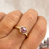 Limited Edition Stella Ring with Pink Tourmaline