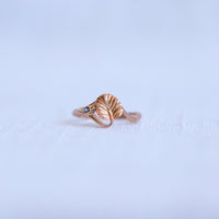 18K Rose Gold Small Tasmanian Sapphire Nothofagus Ring