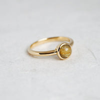 Rutile Quartz Ring