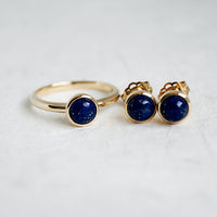 Lapis Lazuli Studs