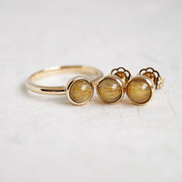 Rutile Quartz Ring