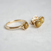 Rutile Quartz Ring