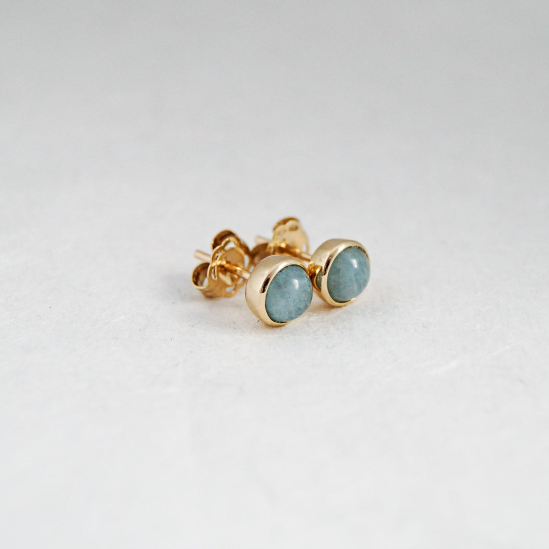 Aquamarine Studs