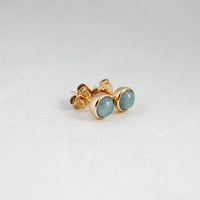Aquamarine Studs