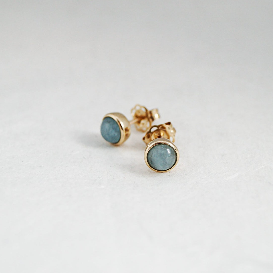 Aquamarine Studs