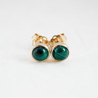 Malachite Studs - Limited Edition