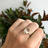 Yellow Gold Pear Cut Cocktail Ring (Limited Edition)