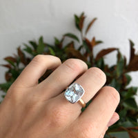 Two Tone Cushion Cut Cocktail Ring (Limited Edition)