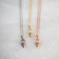 Spiral Seashell Pendant