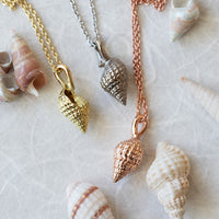 Spiral Seashell Pendant
