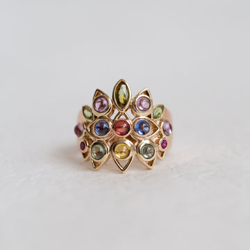 "Kaleidoscope" Ring 9K Yellow & Rose Gold