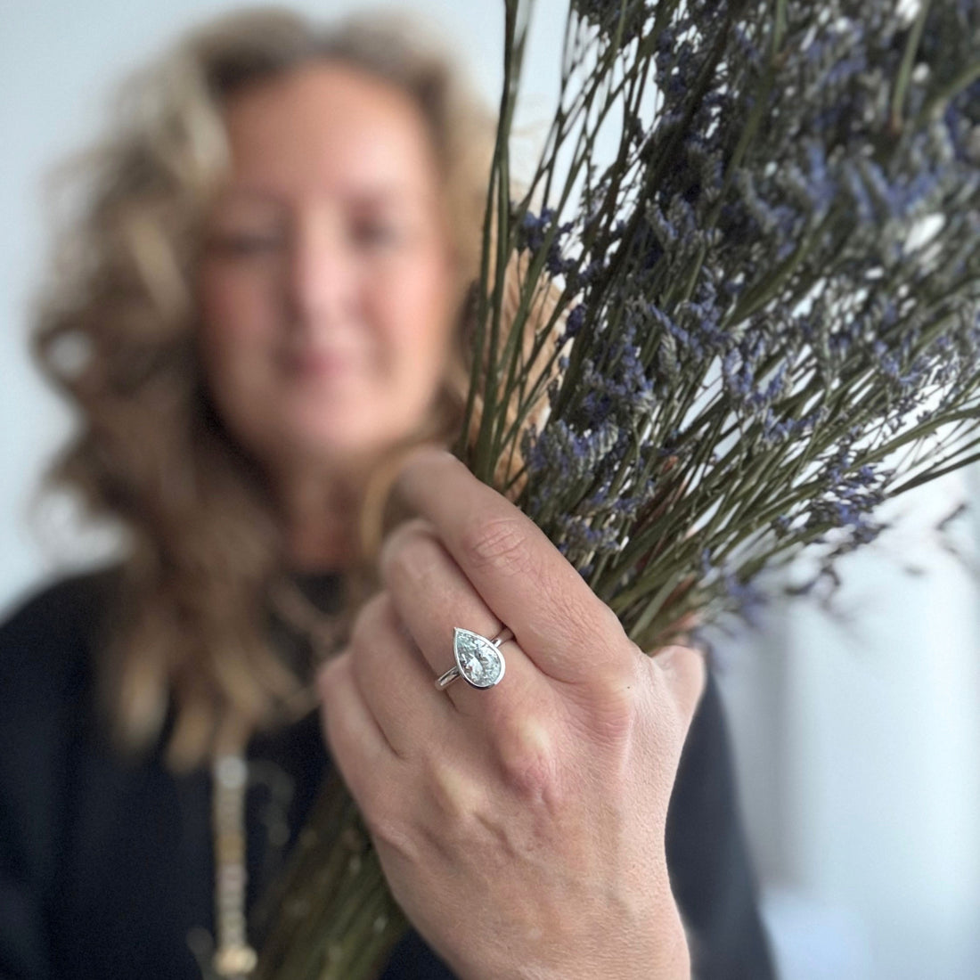 Limited Edition Pear Cut Killiecrankie Cocktail Ring