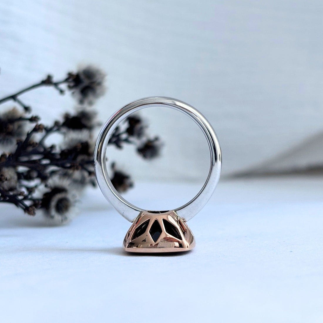Tasmanian Black Spinel Ring