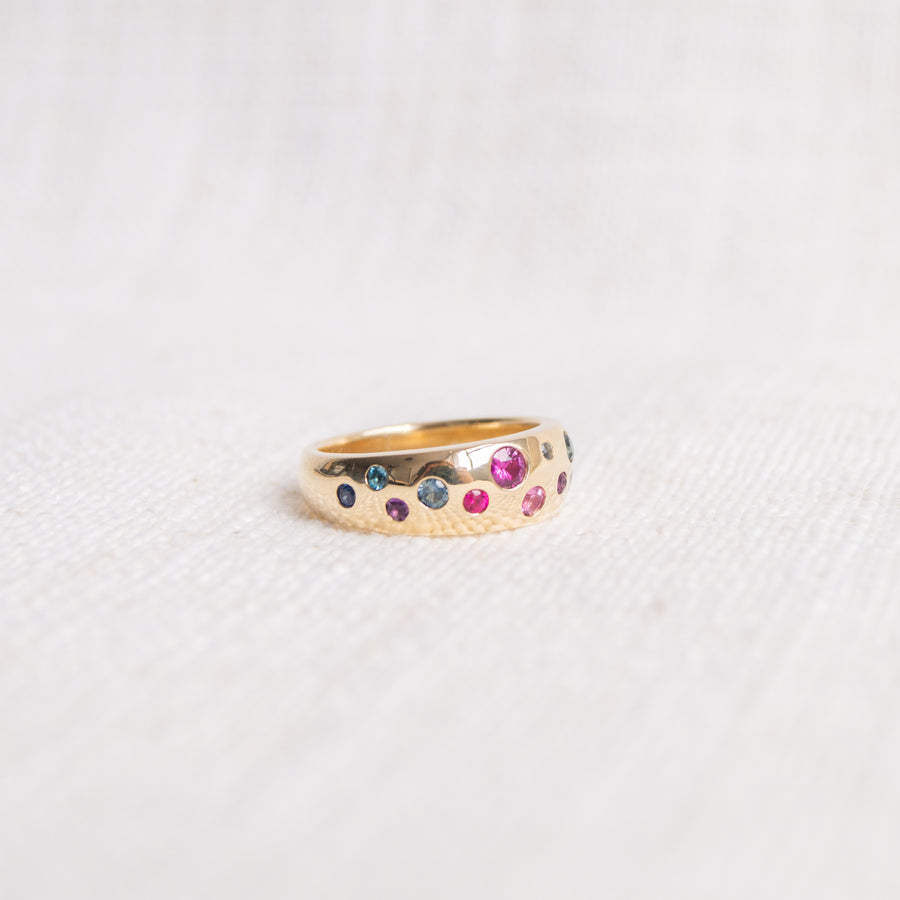 "Carnival" Limited Edition Coloured Stone Ring