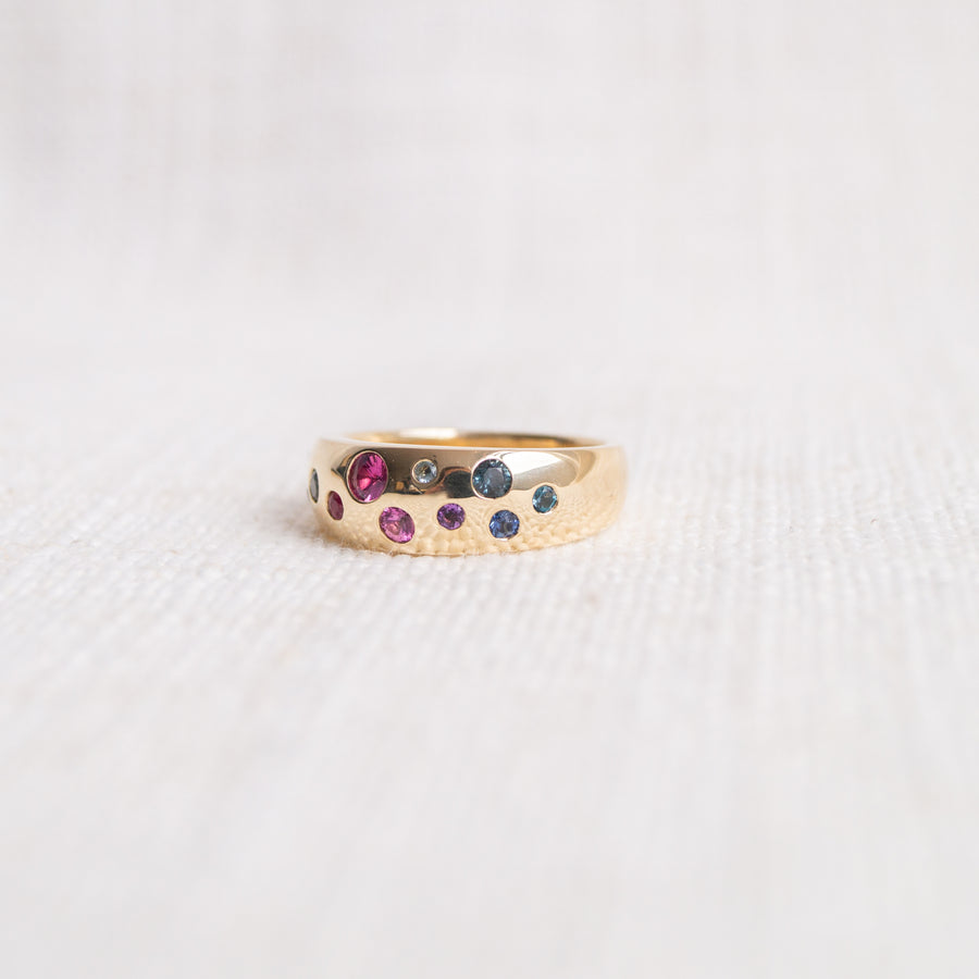 "Carnival" Limited Edition Coloured Stone Ring