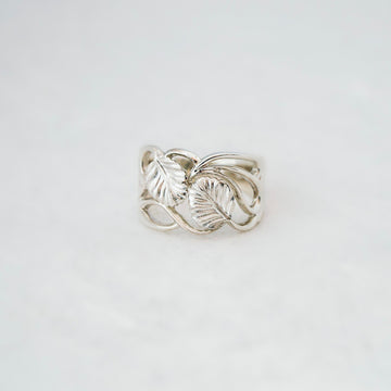 Silver Nothofagus Ring (Christmas Edition)