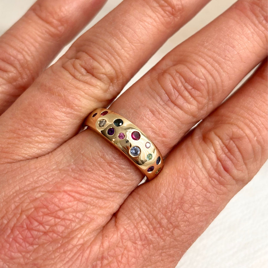 "Harlequin" Limited Edition Coloured Stone Ring