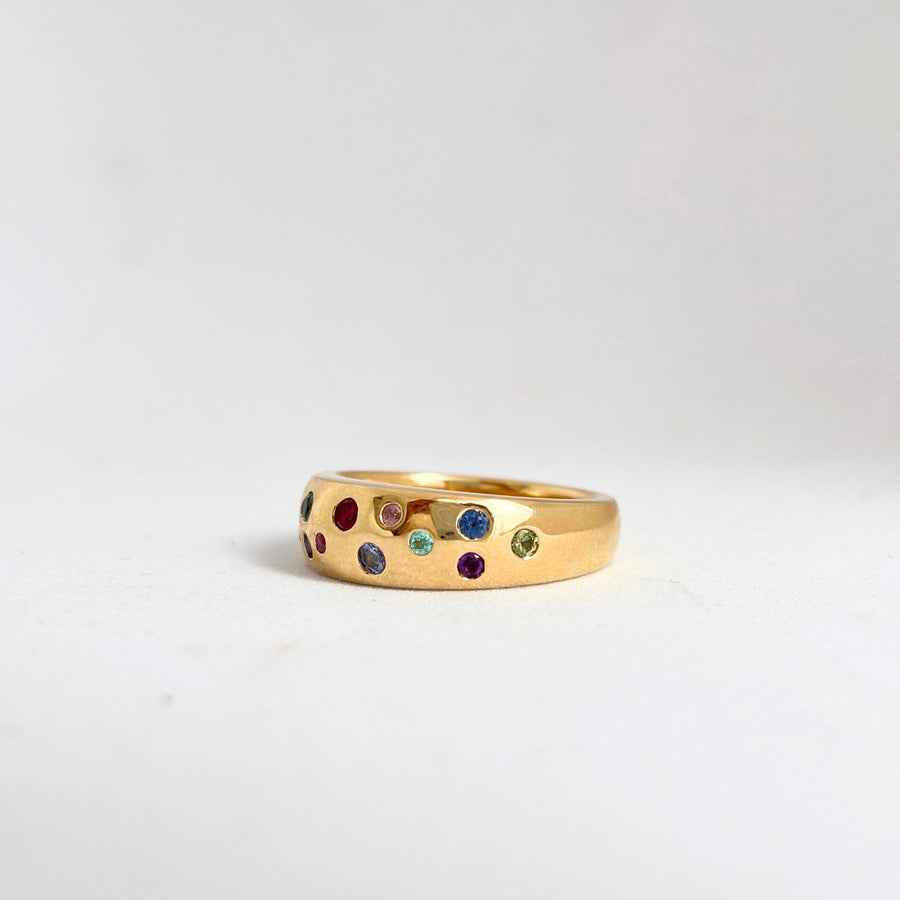 "Harlequin" Limited Edition Coloured Stone Ring