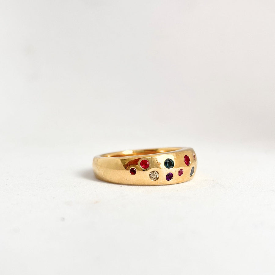 "Harlequin" Limited Edition Coloured Stone Ring