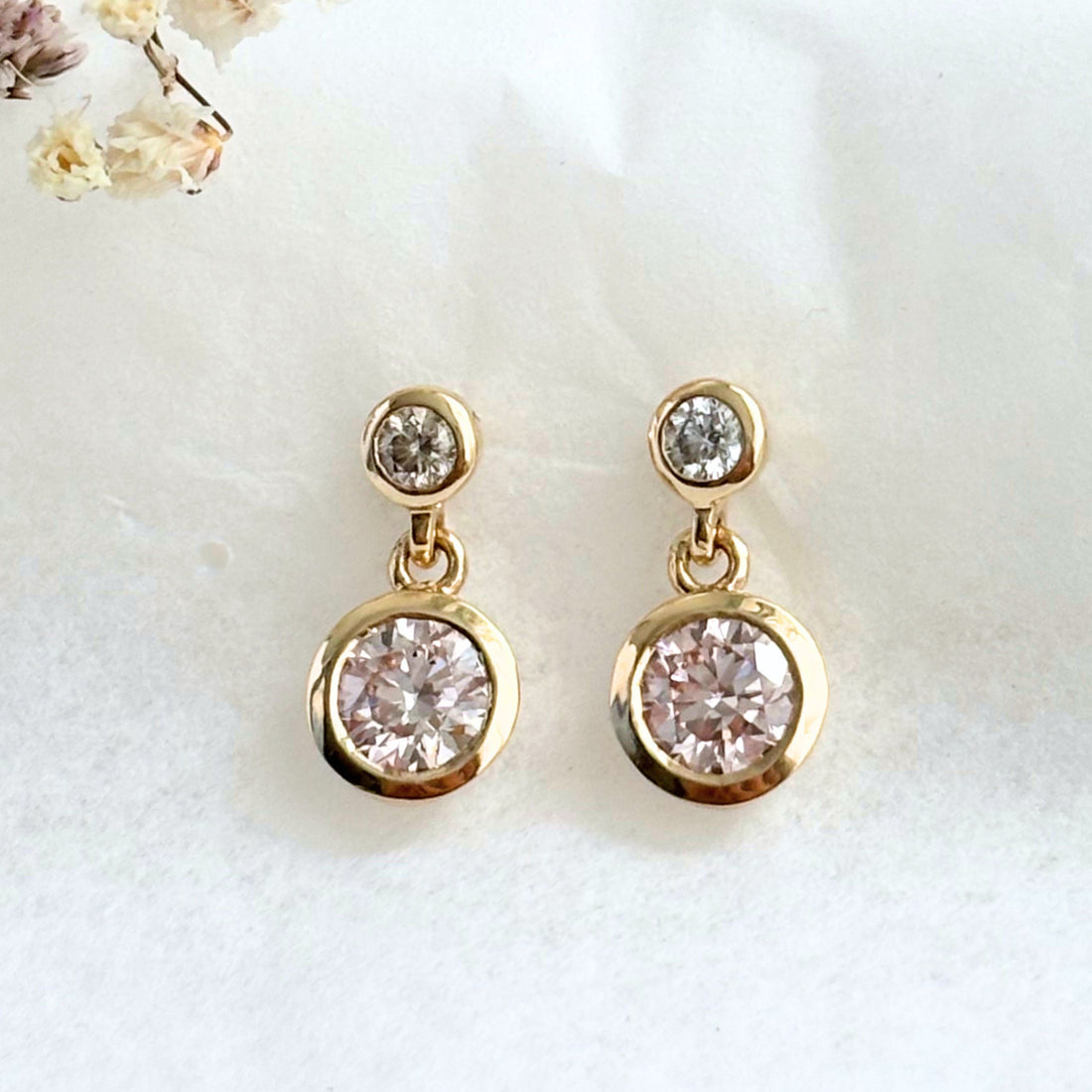 Limited Edition Pink Diamond Earrings