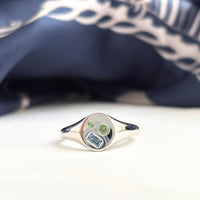 Limited Edition "Aura" Tasmanian Sapphire Signet Ring