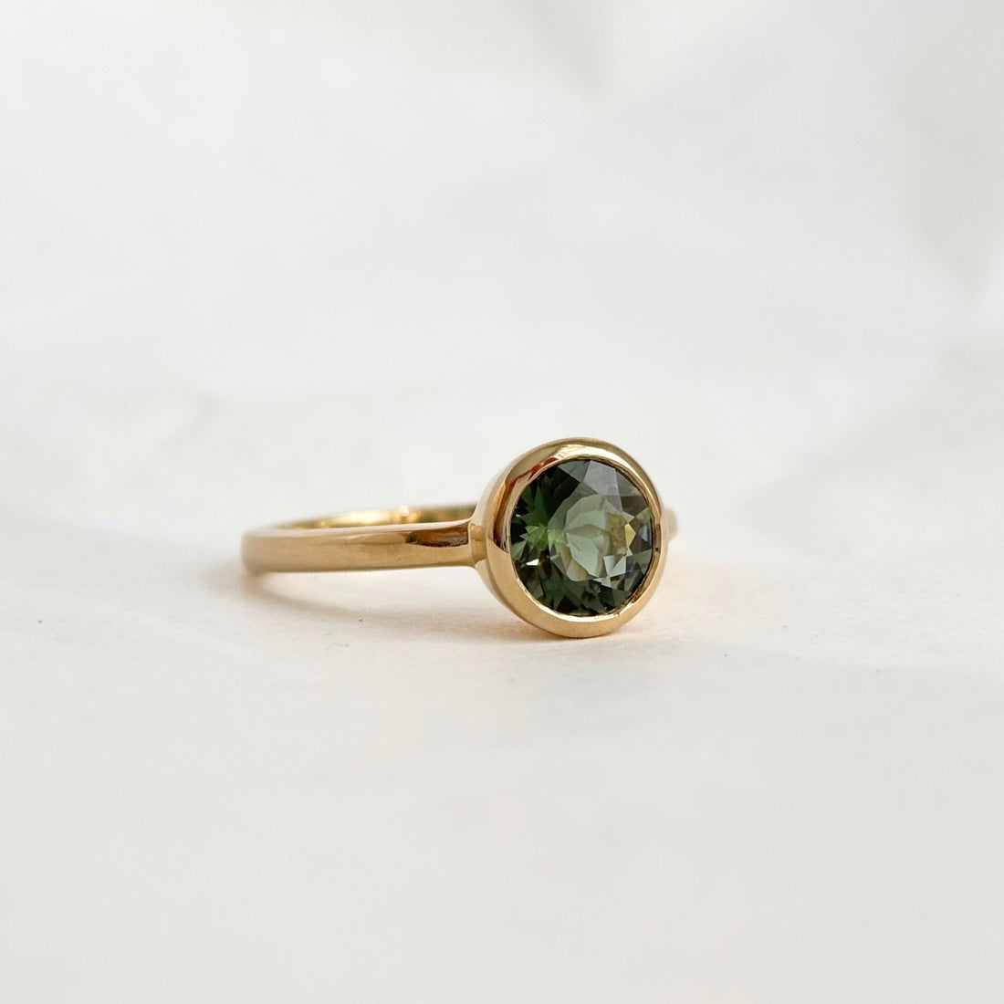 Limited Edition Stella Ring with Green Tourmaline